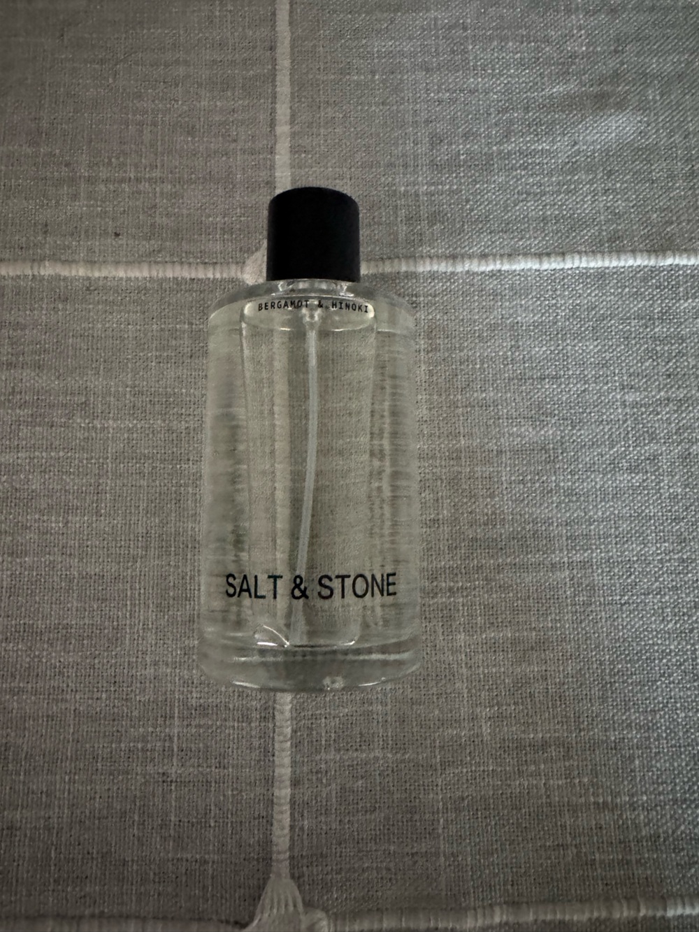 Salt & Stone Clear Glass Makeup Organizer Bottle - Transparent